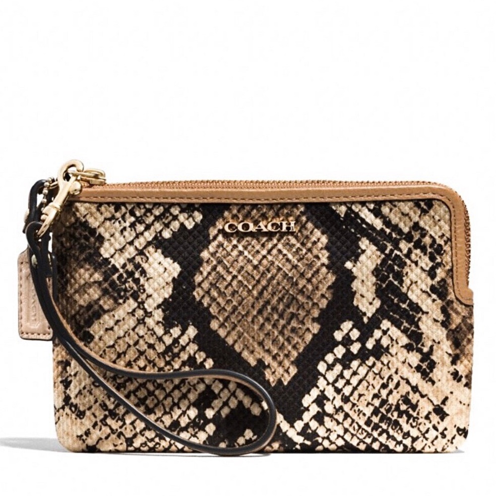 NEW Coach Python Wristlet / Wallet